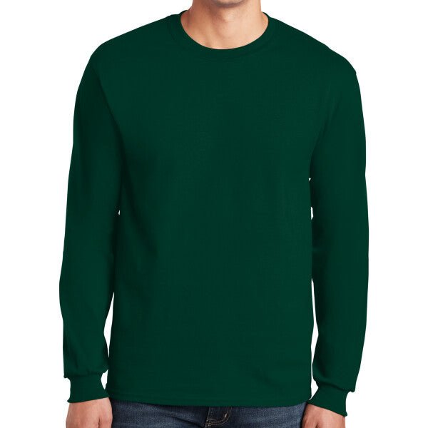 Gildan Ultra Cotton ® 100% US Cotton Long Sleeve T Shirt - Austin Print Co.