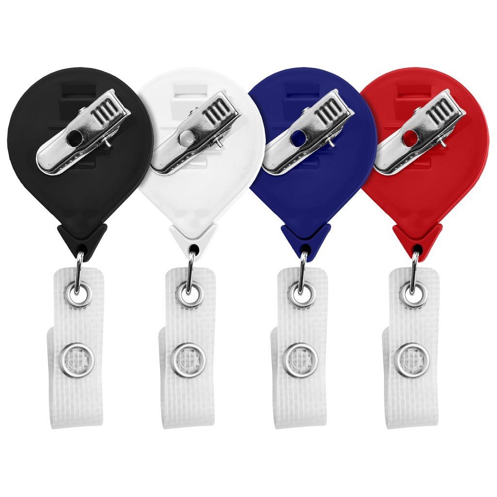 Jumbo Anti - Microbial Round Retractable Badge Reel - STS Brand