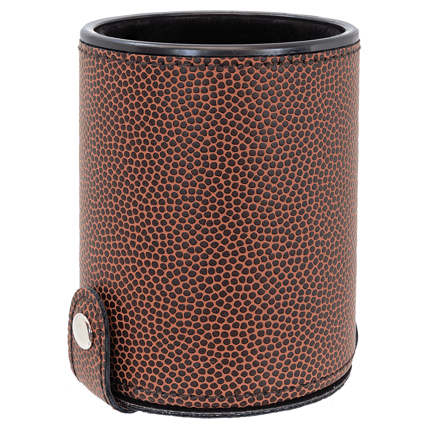 Laserable Leatherette Dice Cup with 5 Dice - JDS