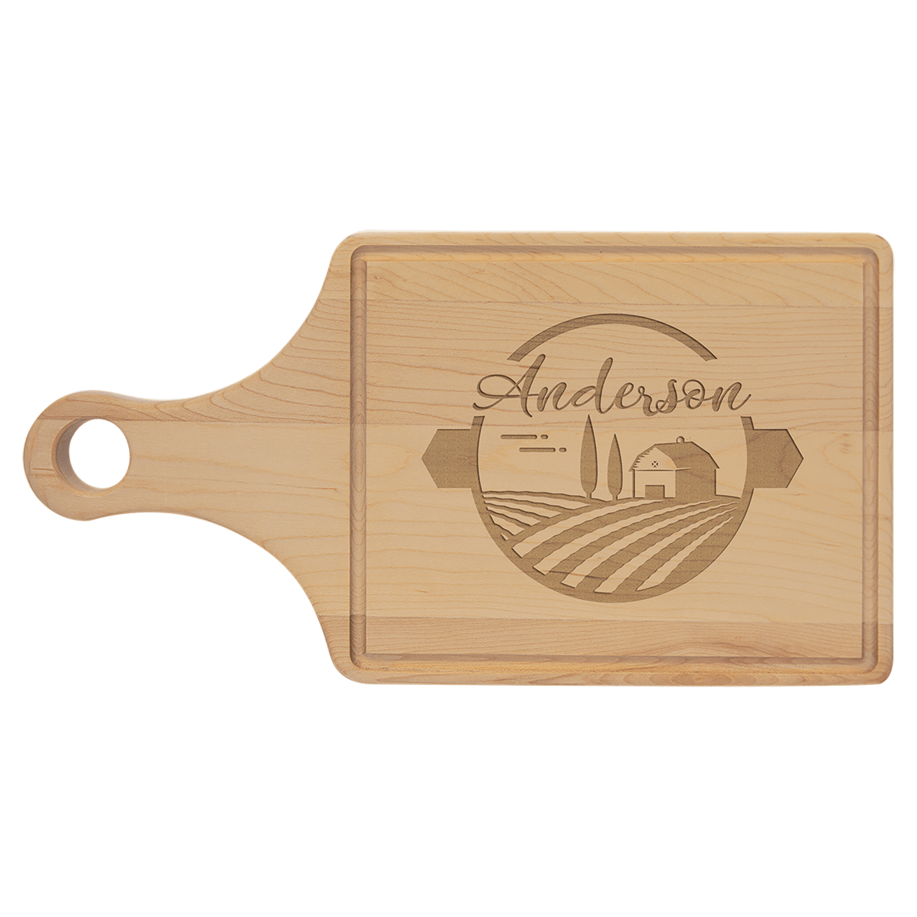 Maple Cutting Board with Drip Ring - JDS