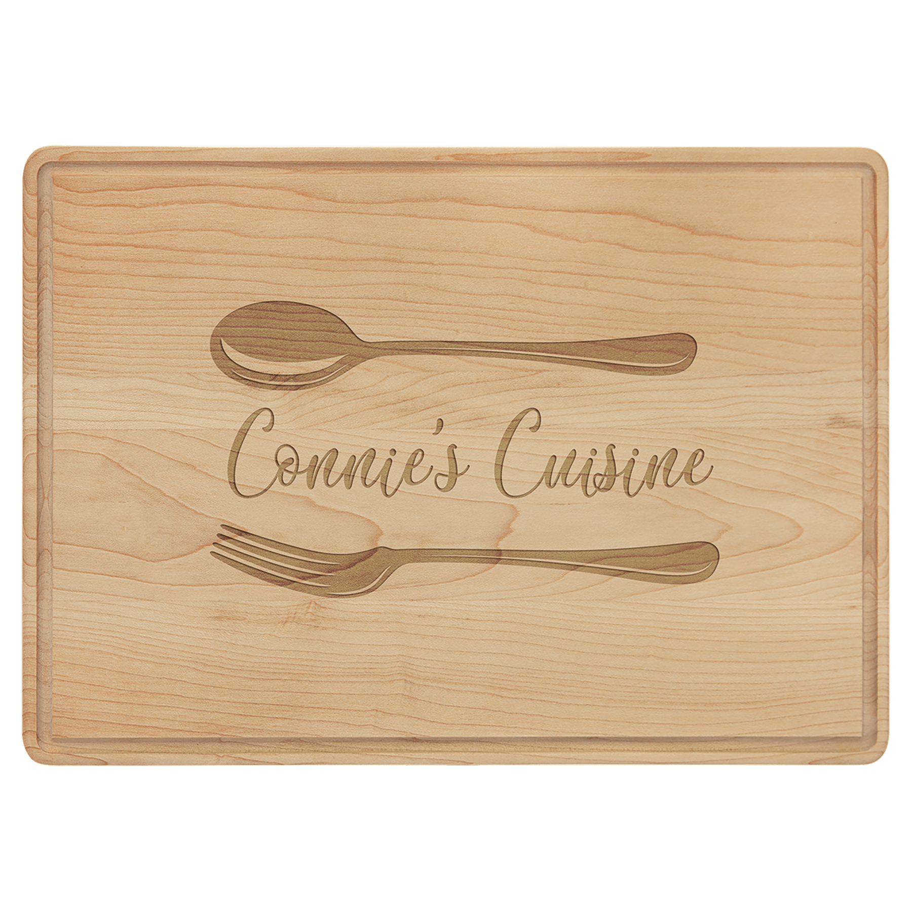 Maple Cutting Board with Drip Ring - JDS