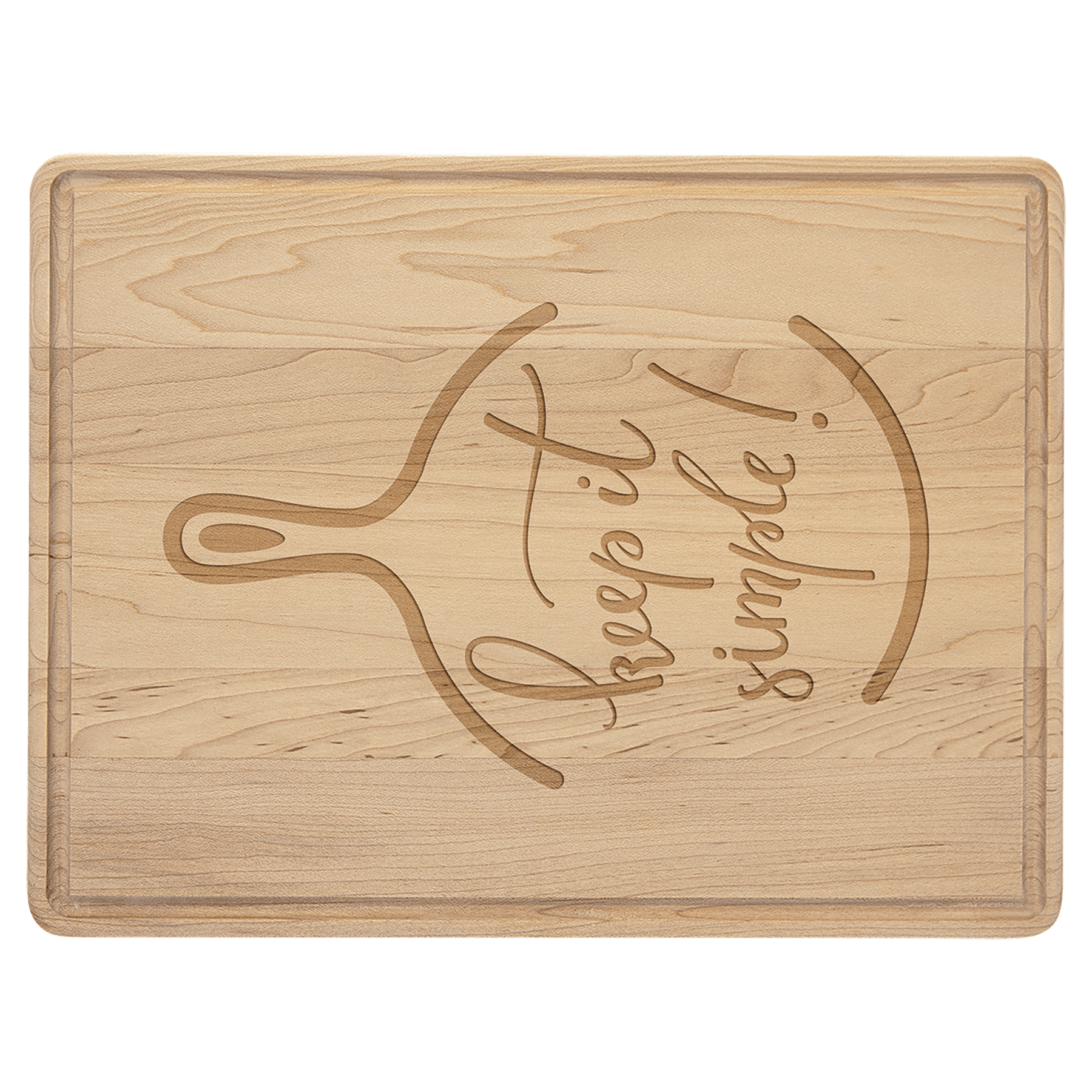Maple Cutting Board with Drip Ring - JDS