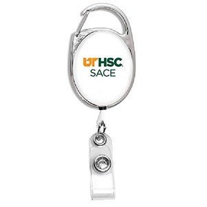 "Oberlin" Retractable Carabiner Style Badge Reel & Badge Holder - STS Brand