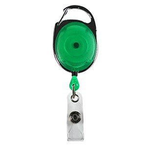 "Oberlin" Retractable Carabiner Style Badge Reel & Badge Holder - STS Brand