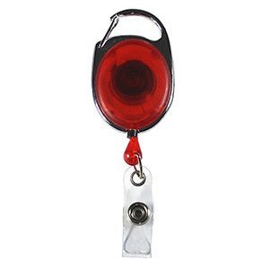 "Oberlin" Retractable Carabiner Style Badge Reel & Badge Holder - STS Brand