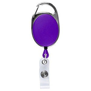 "Oberlin" Retractable Carabiner Style Badge Reel & Badge Holder - STS Brand