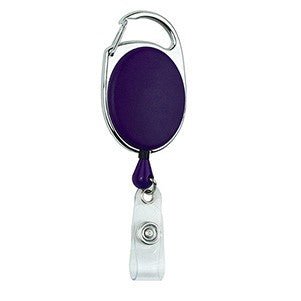 "Oberlin" Retractable Carabiner Style Badge Reel & Badge Holder - STS Brand