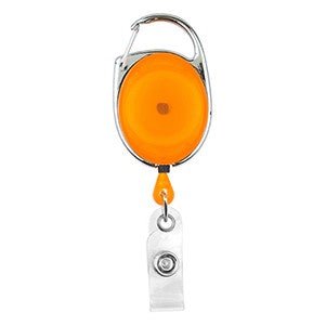 "Oberlin" Retractable Carabiner Style Badge Reel & Badge Holder - STS Brand