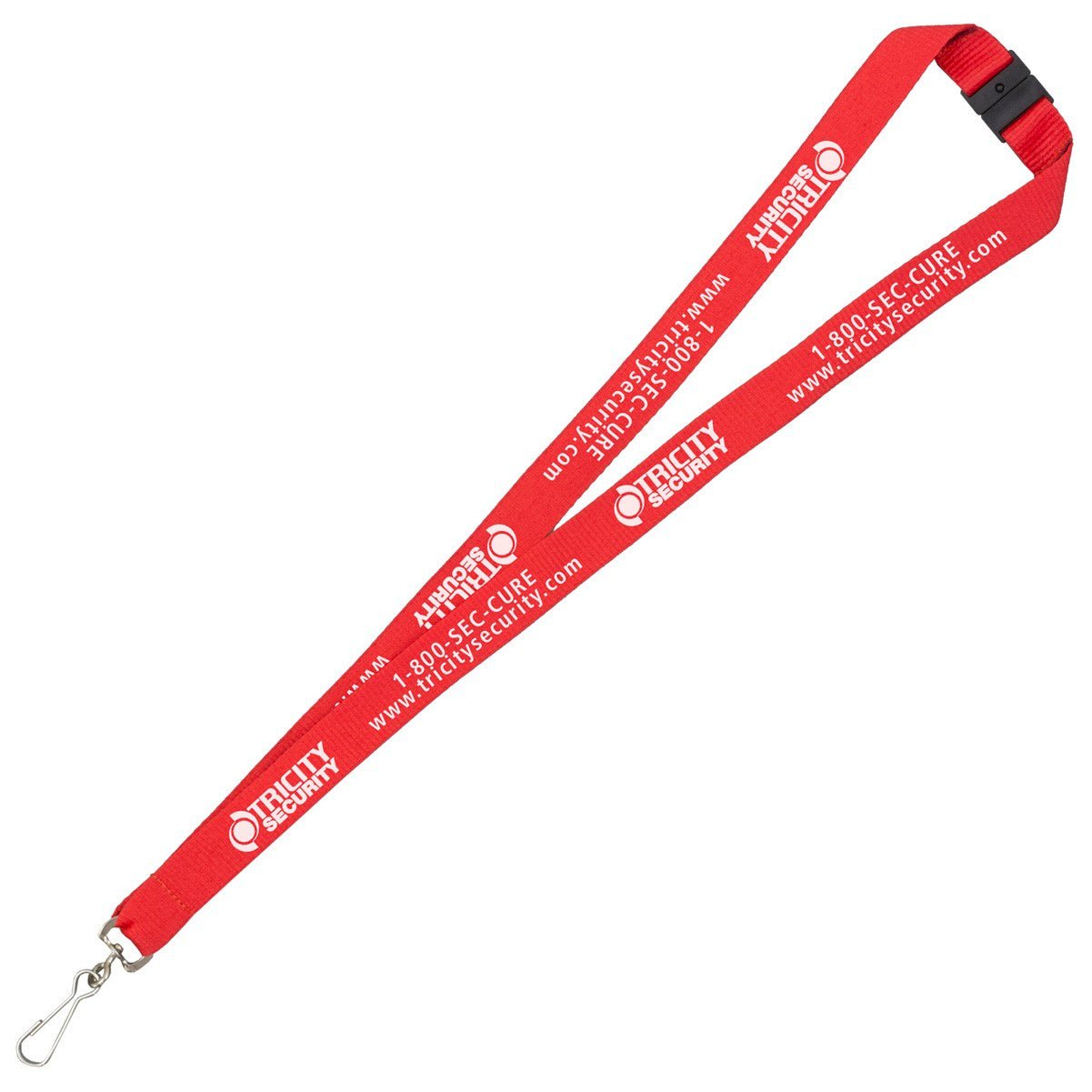 "PALMER" 3/4" Silkscreen Lanyard with FREE Breakaway Safety Release - Austin Print Co