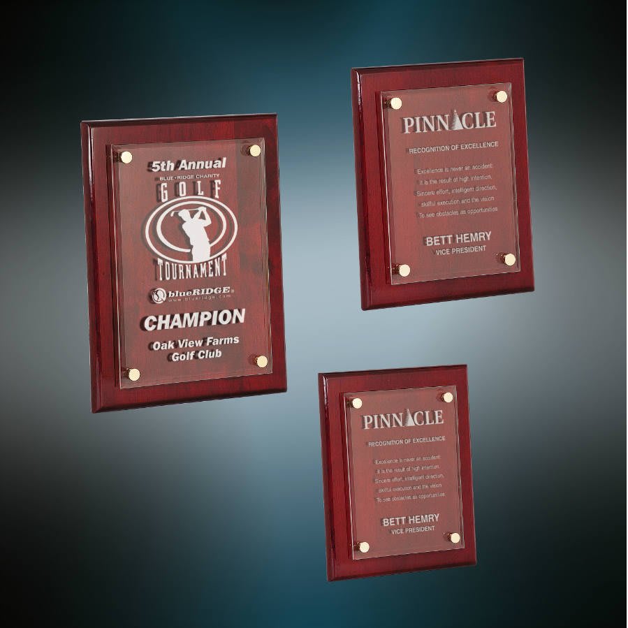 Piano Finish Floating Acrylic Plaque - JDS