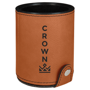 Rawhide Laserable Leatherette Dice Cup with 5 Dice - GFT1019 - Austin Print Co.