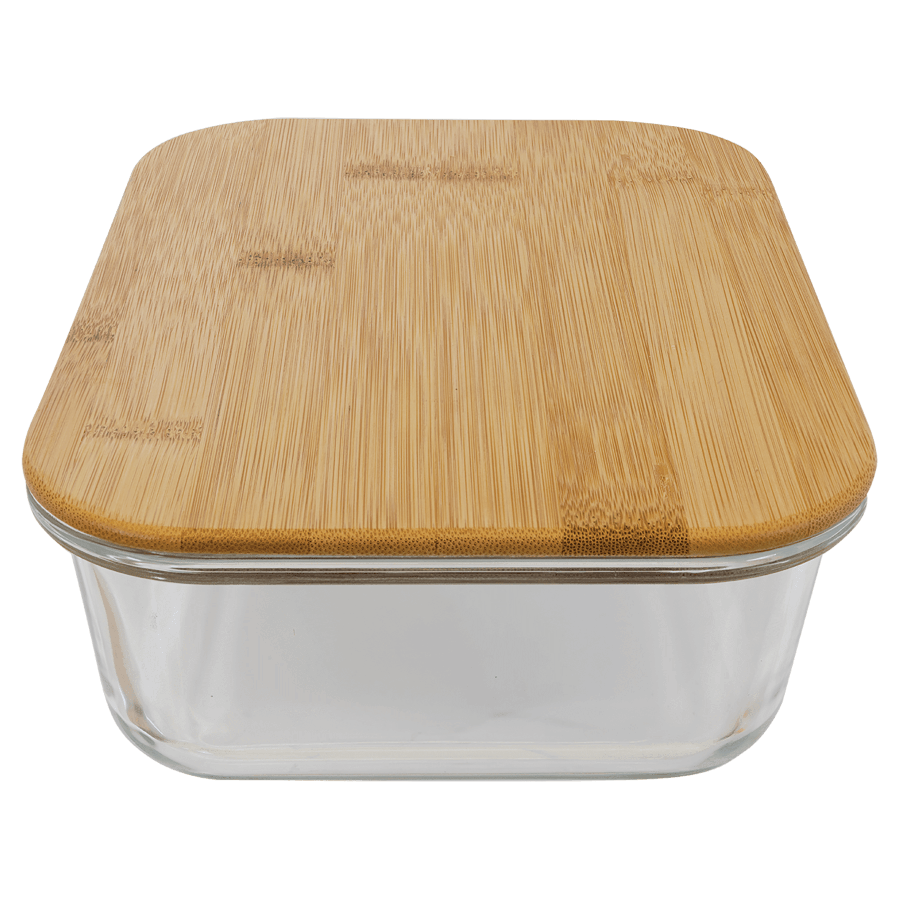 Rectangle Glass Container with Bamboo Lid - JDS
