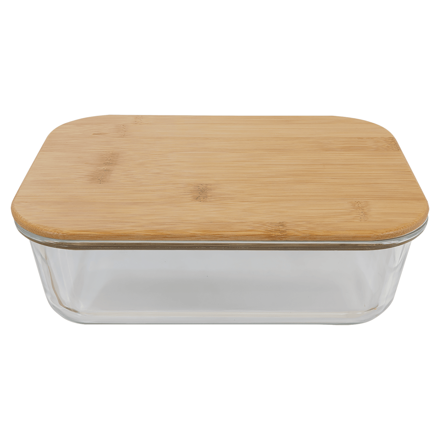 Rectangle Glass Container with Bamboo Lid - JDS