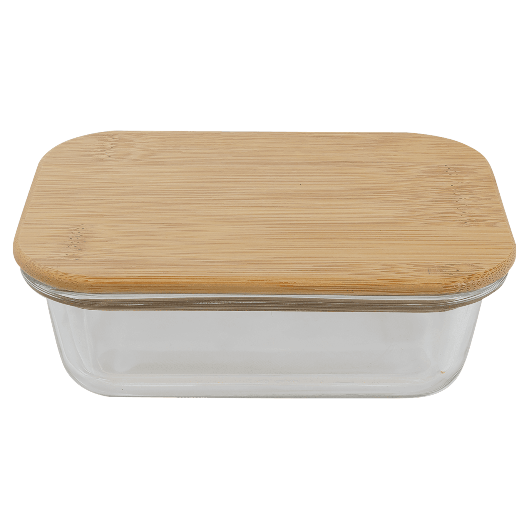 Rectangle Glass Container with Bamboo Lid - JDS
