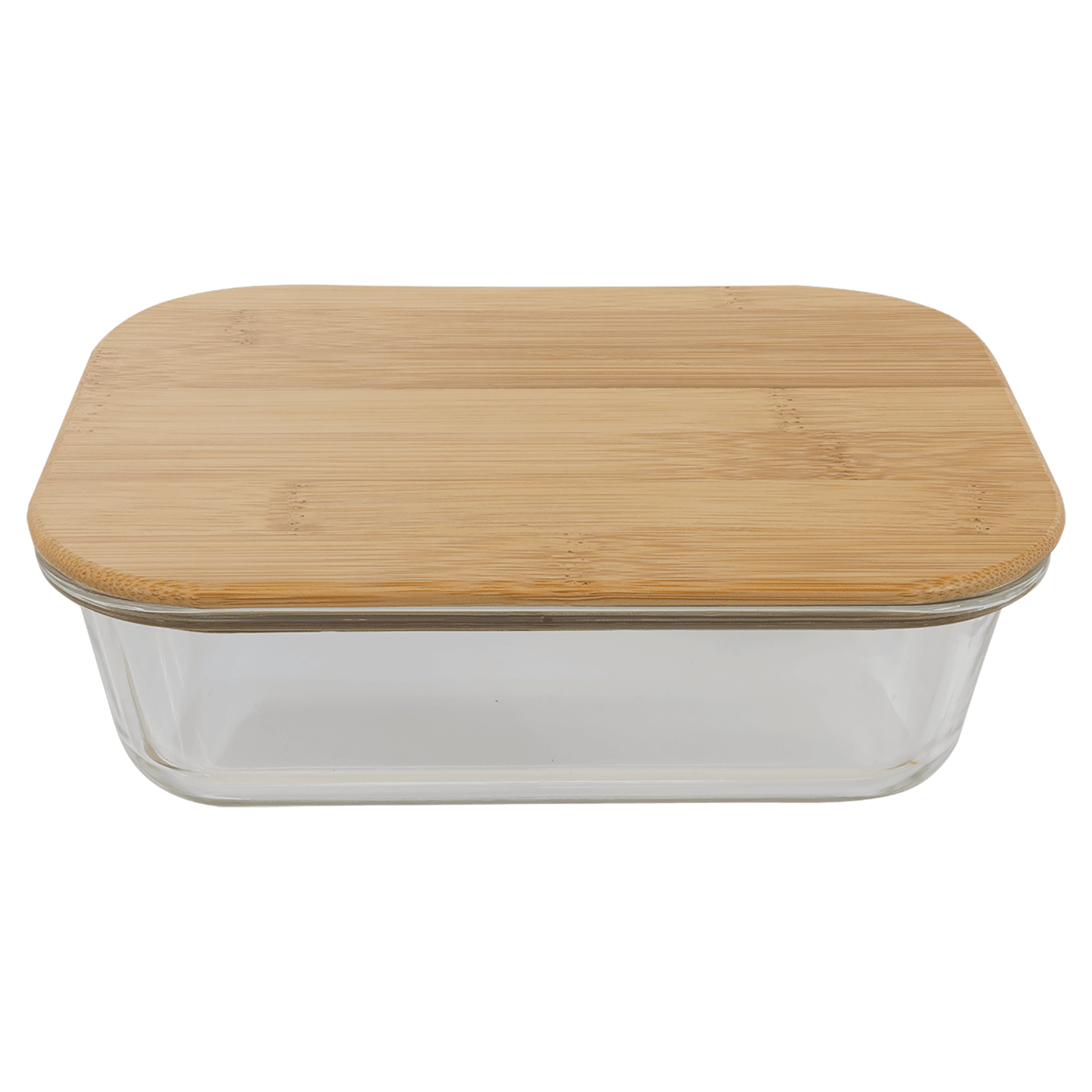 Rectangle Glass Container with Bamboo Lid - JDS