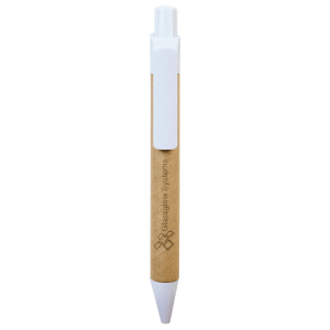 Recycled Paper Pen with White Trim - LP862 - Austin Print Co.