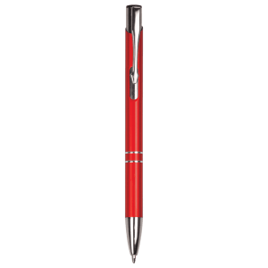 Red with Silver Trim Laserable Pen - LP803 - Austin Print Co.
