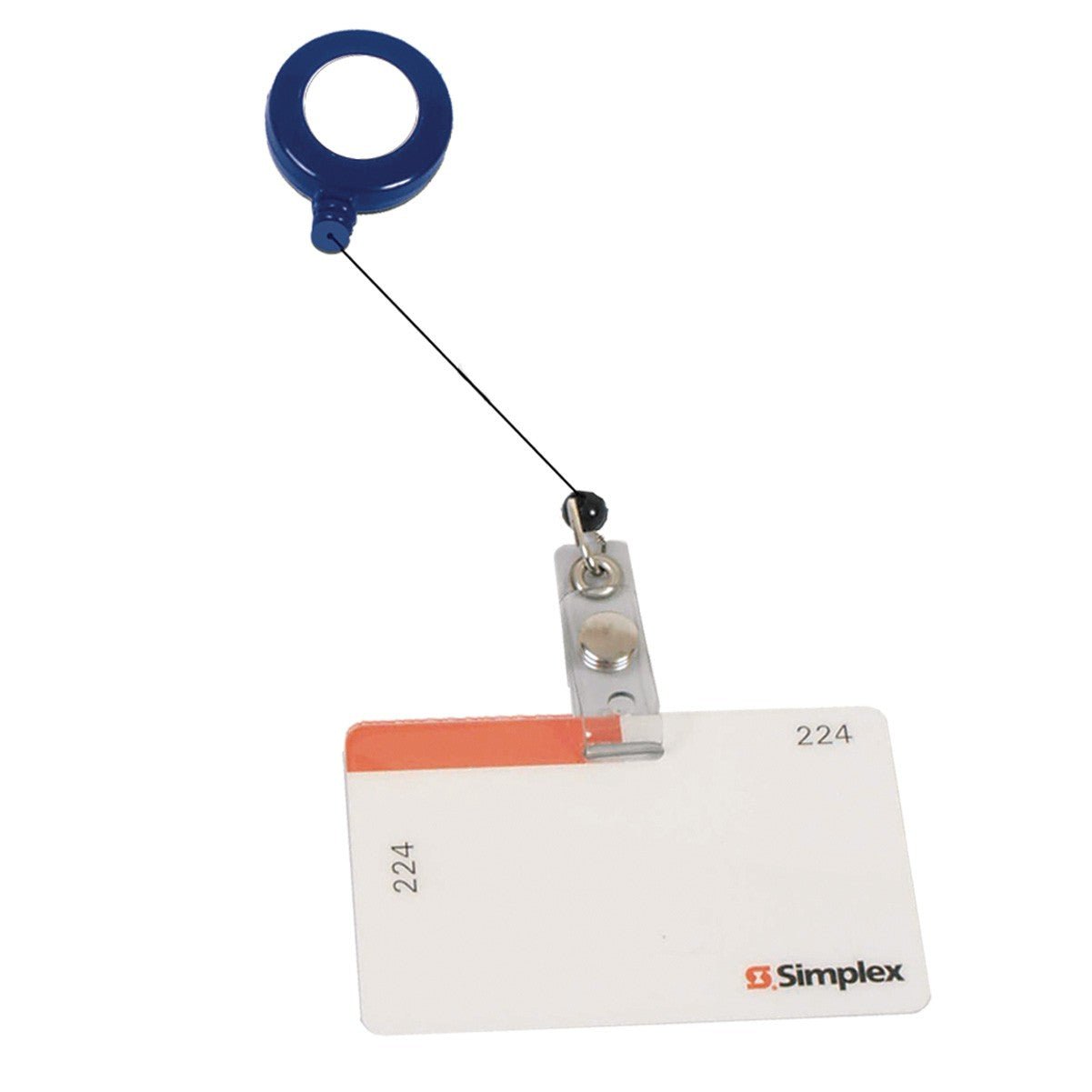 Retractable Badge Holder With Laminated Label - STS Brand
