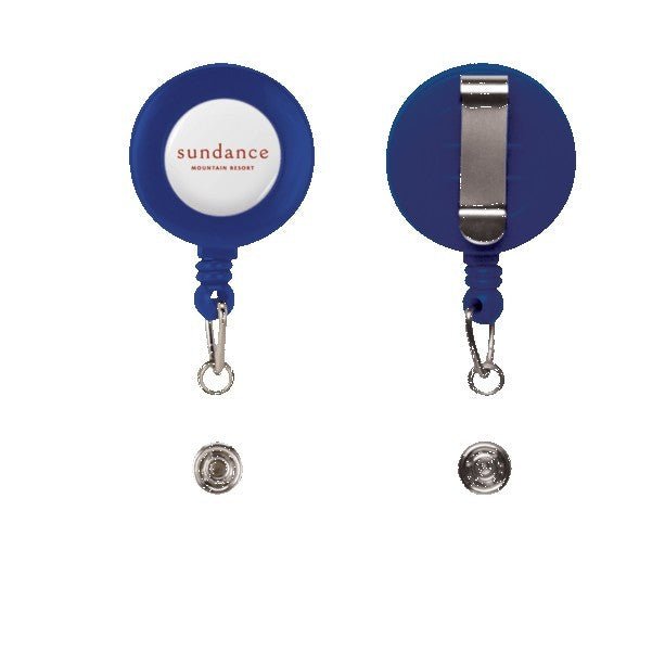 Retractable Badge Reel with Belt Clip - Austin Print Co