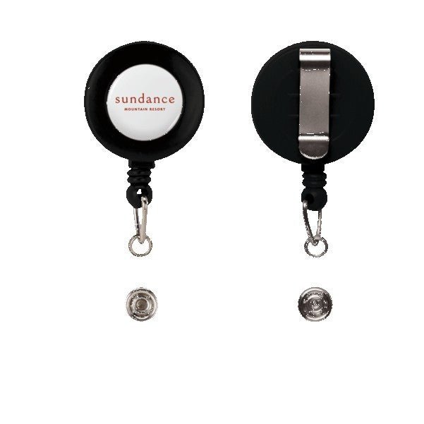 Retractable Badge Reel with Belt Clip - Austin Print Co