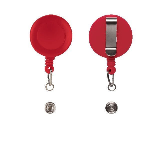 Retractable Badge Reel with Belt Clip - Austin Print Co
