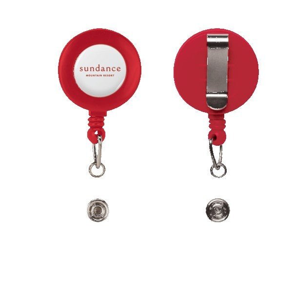 Retractable Badge Reel with Belt Clip - Austin Print Co