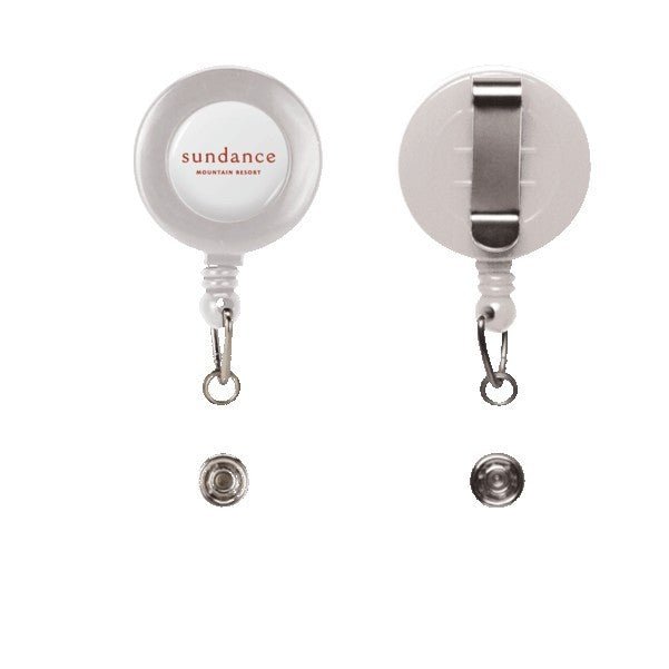 Retractable Badge Reel with Belt Clip - Austin Print Co
