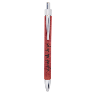 Rose Laserable Leatherette Pen - LP457 - Austin Print Co.
