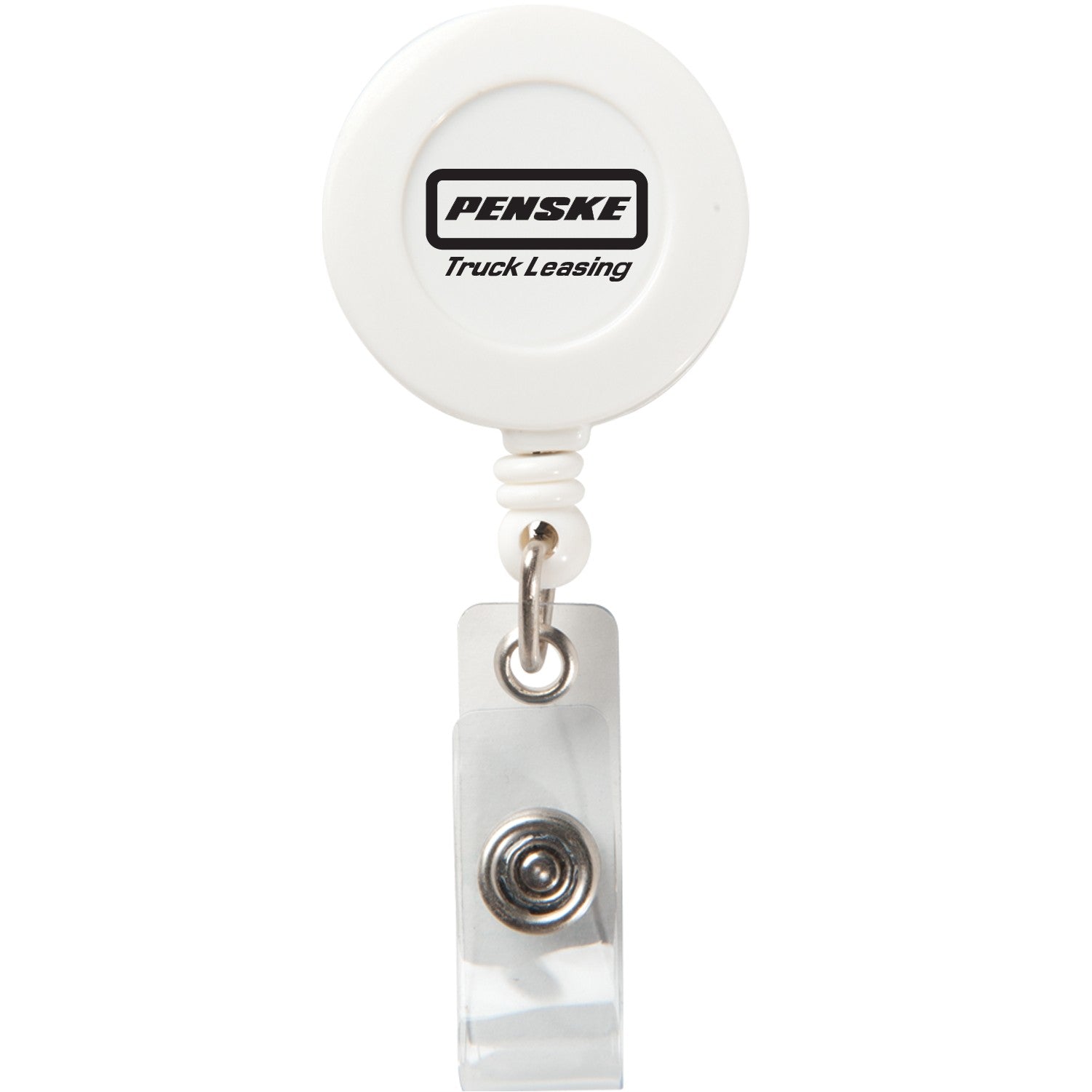 Round Badge Reel w/Alligator Clip - Austin Print Co
