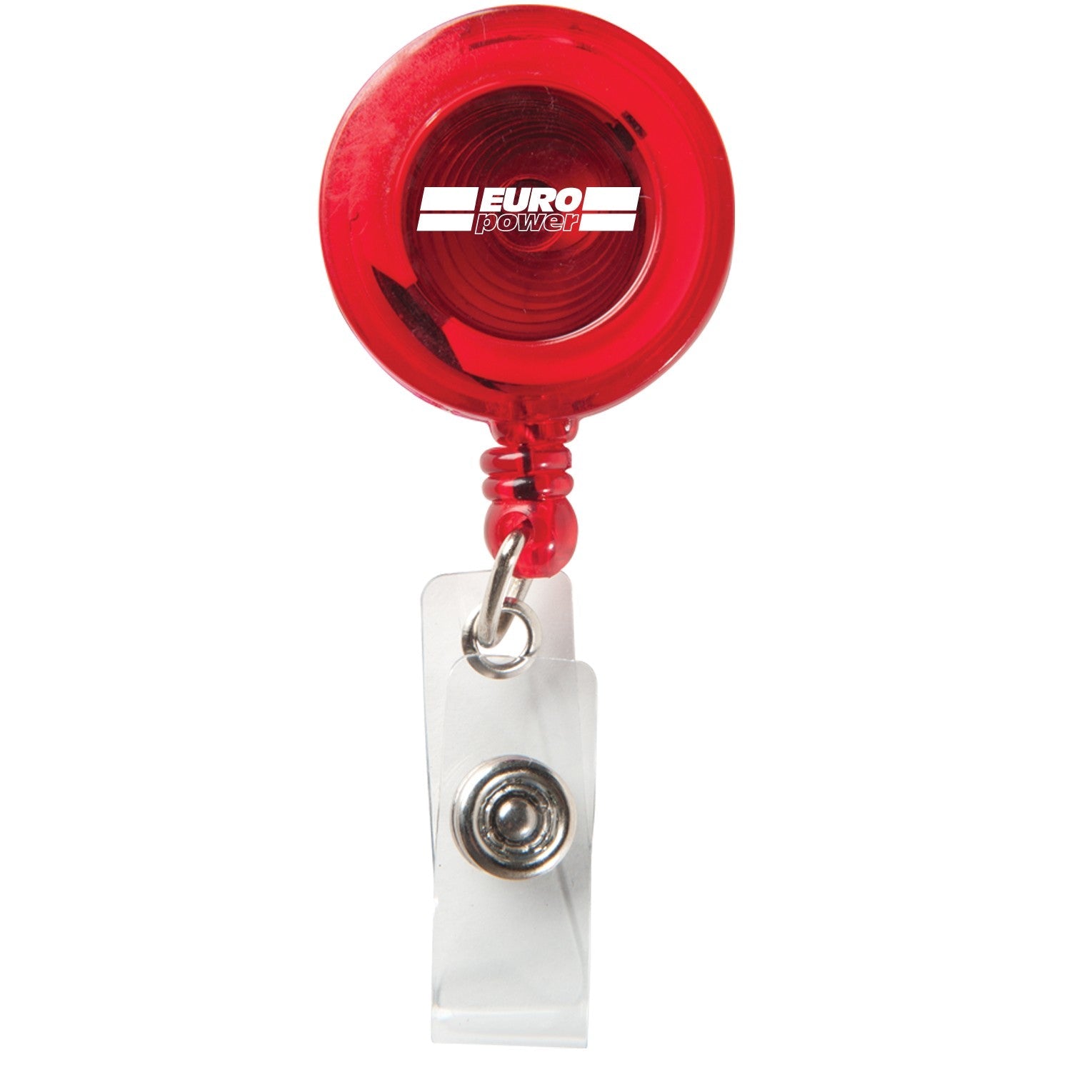Round Badge Reel w/Alligator Clip - Austin Print Co