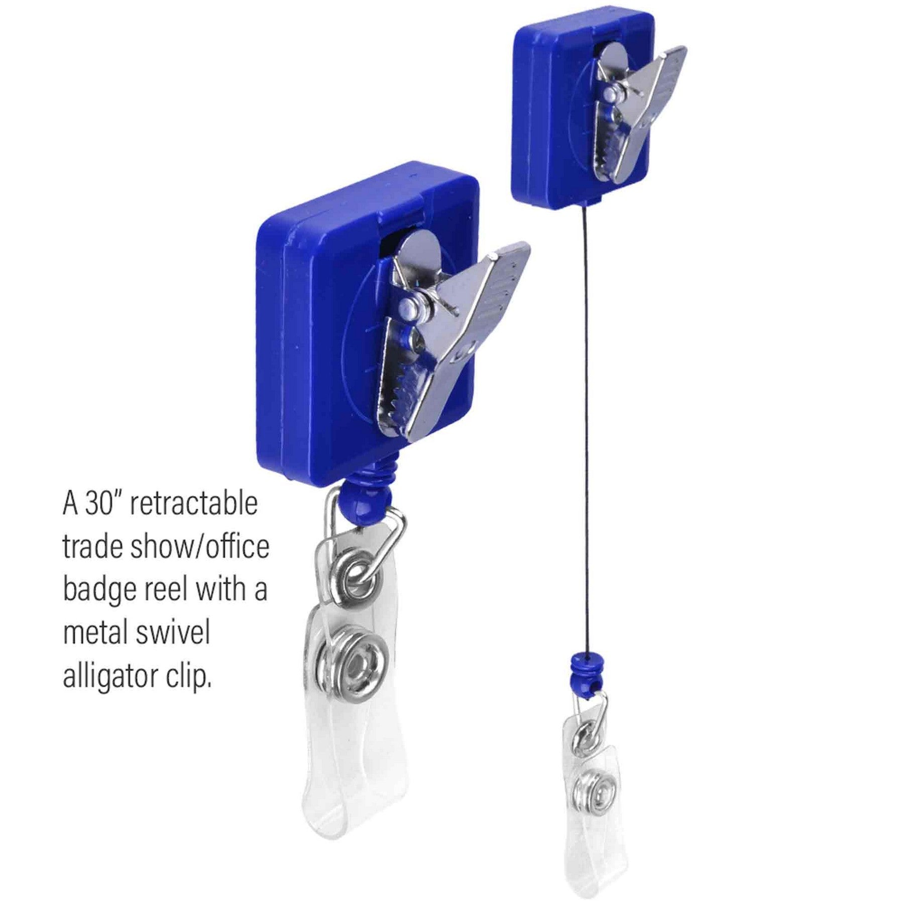 Square - Shaped Retractable Badge Holder - STS Brand