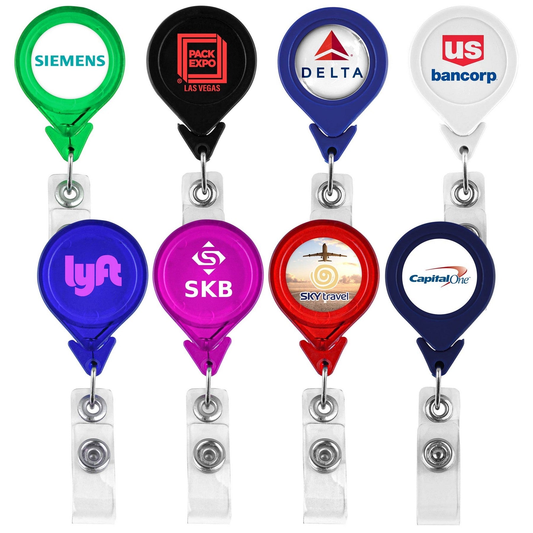 Tear Drop Retractable Badge Holder - STS Brand